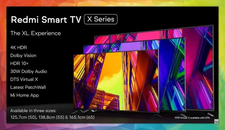 Redmi के 3 सस्ते Smart TV भारत में पेश, 65 इंच तक साइज, कीमत 32,999 रुपये...