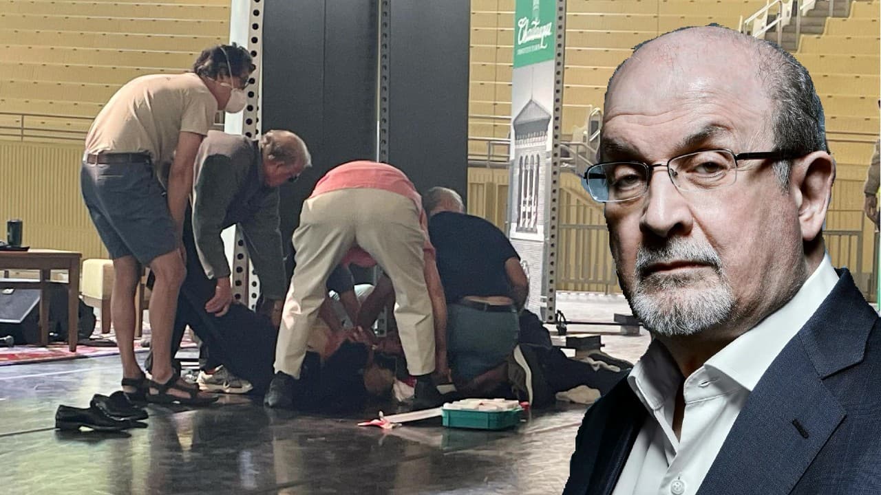 सलमान रुश्दी वेंटिलेटर पर, एक आंख खोने की आशंका, चाकू घोंपने से लीवर क्षतिग्रस्त