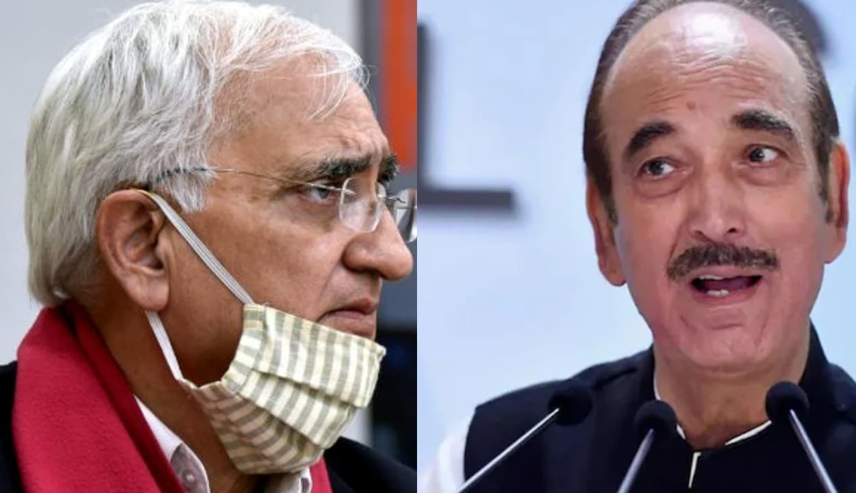 सलमान के हिंदुत्व की तुलना ISIS से करने पर कांग्रेस में घमासान, आजाद की टोका-टाकी पर खुर्शीद ने की ये टिप्पणी सलमान के हिंदुत्व की तुलना ISIS से करने पर कांग्रेस में घमासान, आजाद की टोका-टाकी पर खुर्शीद ने की ये टिप्पणी