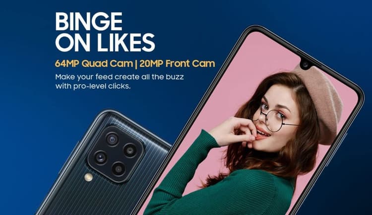 Amazon Sale में सस्ता मिल रहा Samsung Galaxy M32 का 6000mAh बैटरी और 64MP कैमरे वाला यह फोन