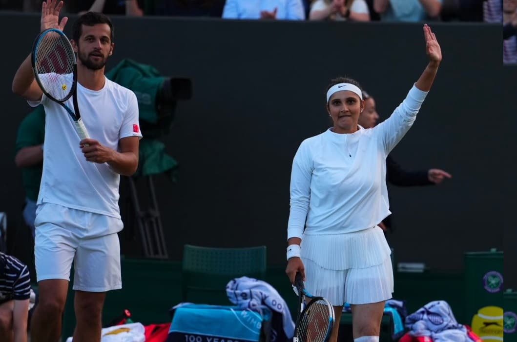 Wimbledon 2022: सानिया मिर्जा ने Mixed Doubles सेमीफाइनल में हार के साथ विंबलडन को कहा अलविदा
