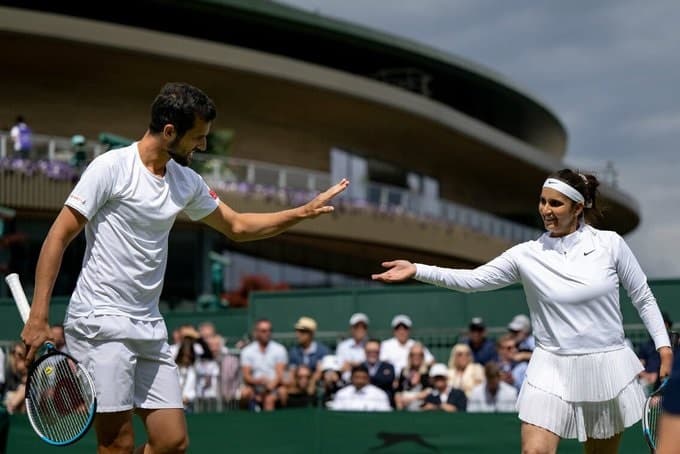 Wimbledon 2022: सानिया मिर्जा और पाविच की जोड़ी मिश्रित युगल के क्वार्टर फाइनल में