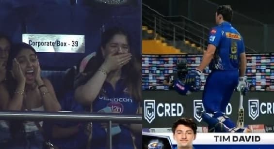 IPL 2022: मुंबई-हैदराबाद मैच में छायी सारा तेंदुलकर, लेकिन टिम डेविड ने तोड़ दिया दिल