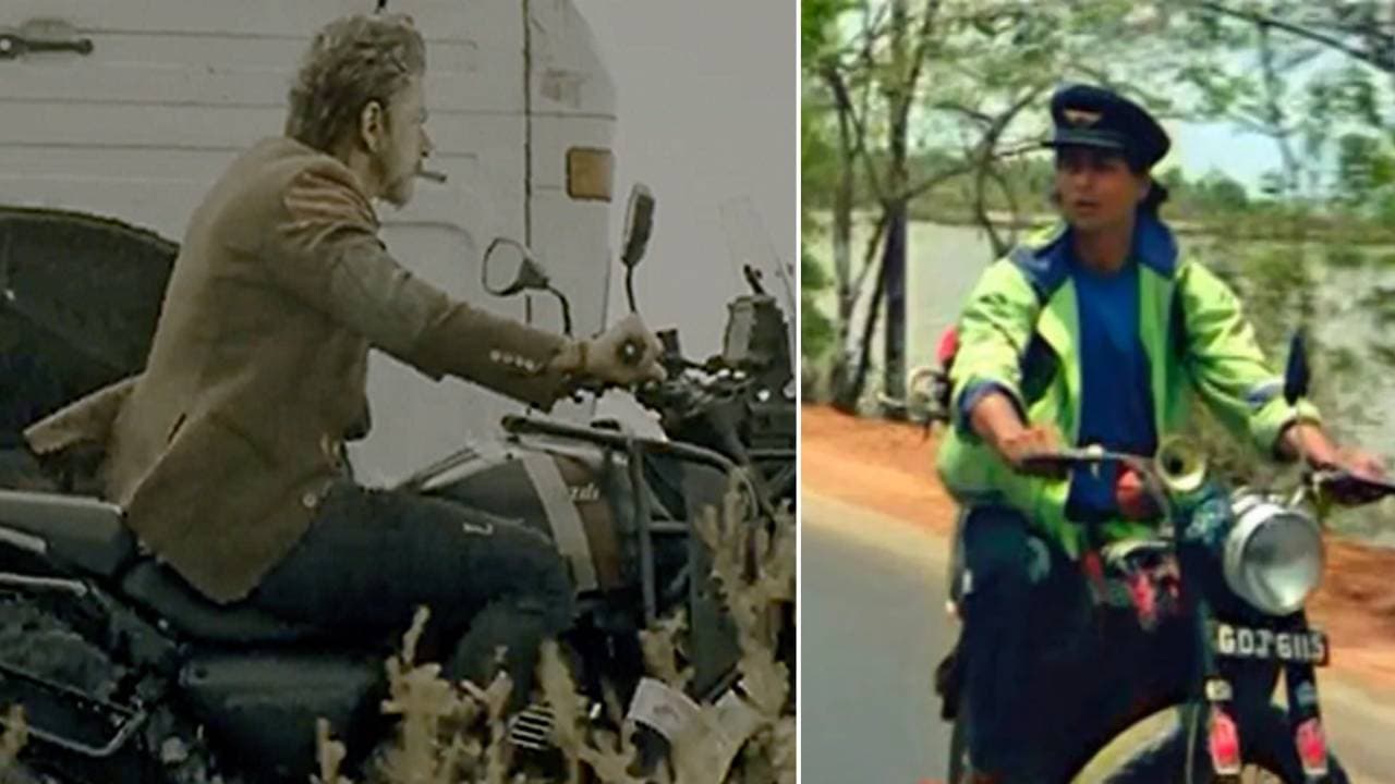 Jawan में दो दशक बाद शाहरुख खान ने Yezdi से किया स्टंट, 1994 में इस फिल्म में चलाई थी यह बाइक