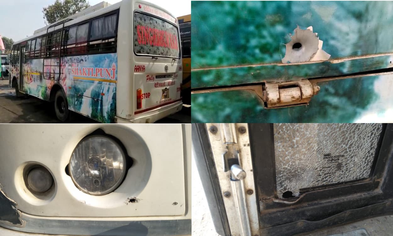 नक्सल प्रभावित टेबो घाटी में लूटपाट से बचे यात्री, गुस्साये नक्सलियों ने की फायरिंग नक्सल प्रभावित टेबो घाटी में लूटपाट से बचे यात्री, गुस्साये नक्सलियों ने की फायरिंग