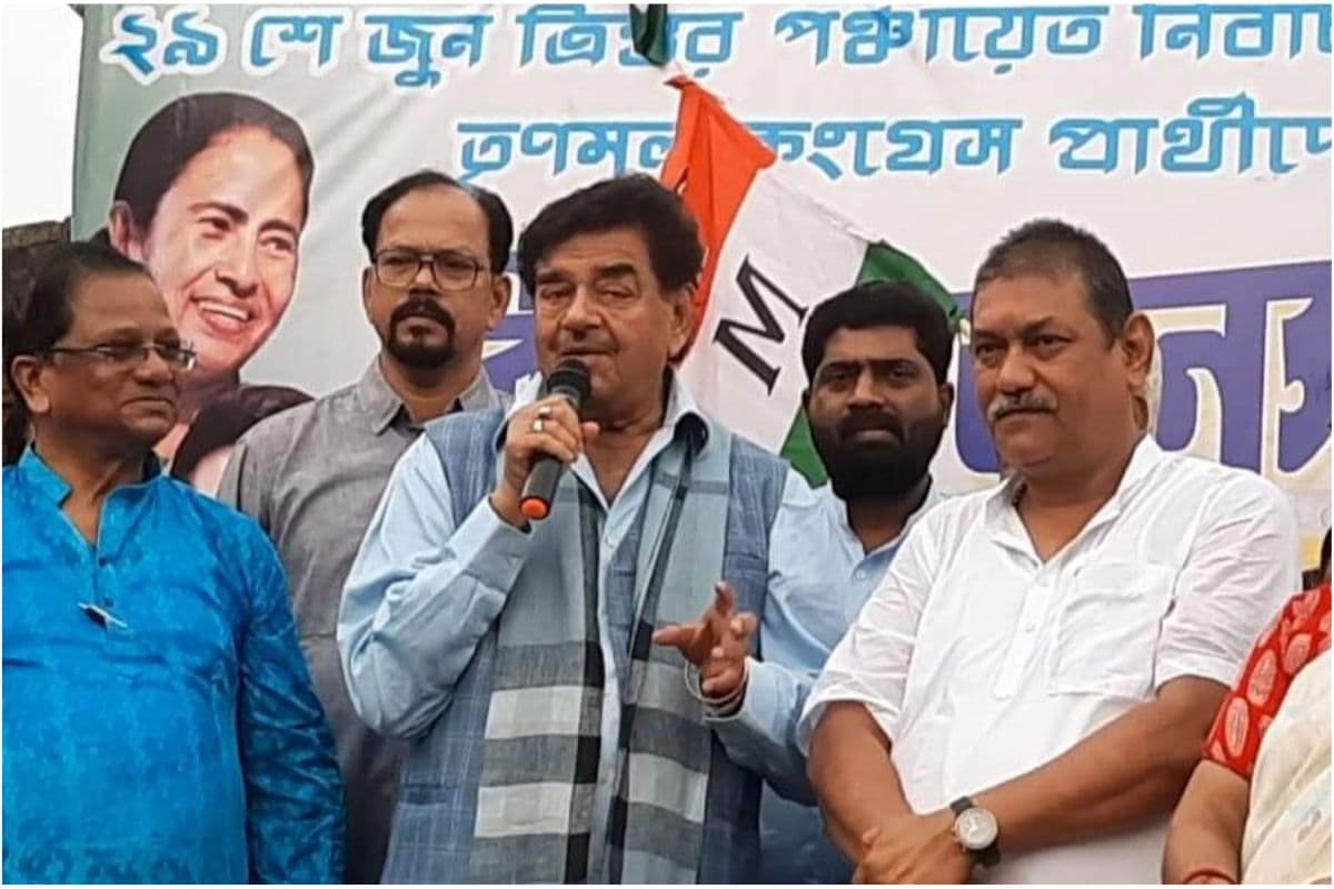 पंचायत चुनाव का प्रचार करने बंगाल पहुंचे शत्रुघ्न सिन्हा, कहा- ममता बनर्जी बनेंगी देश की अगली प्रधानमंत्री पंचायत चुनाव का प्रचार करने बंगाल पहुंचे शत्रुघ्न सिन्हा, कहा- ममता बनर्जी बनेंगी देश की अगली प्रधानमंत्री