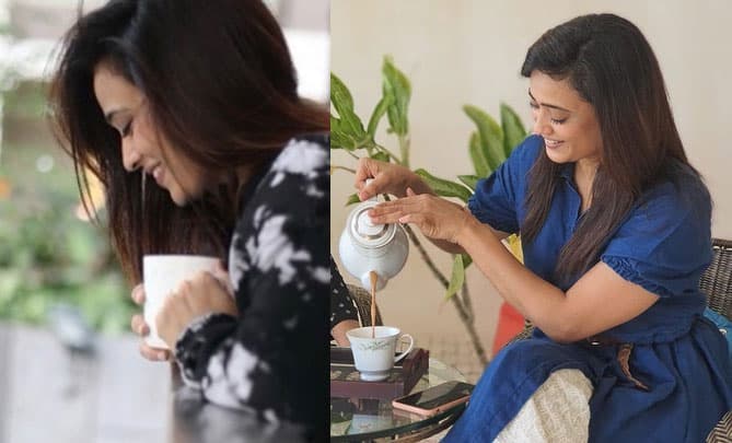 Shweta Tiwari ने चाय की चुस्कियों के साथ शेयर की अपनी लेटेस्ट Photos, फैंस बोले कभी हमें भी. . .