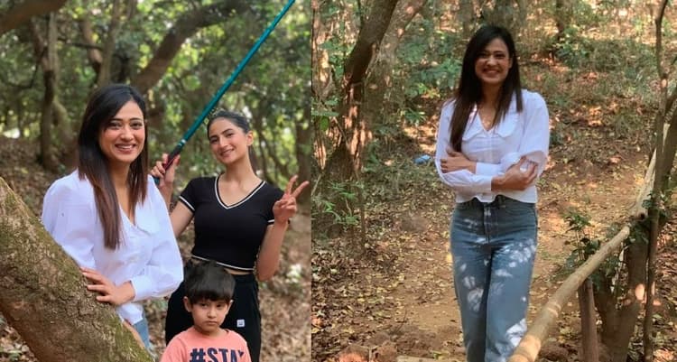 Palak Tiwari मॉम Shweta Tiwari के साथ कर रही हैं 'जंगल में मंगल', कुछ यूं दिखा एक्ट्रेस का Glamorous अंदाज, Photos Viral