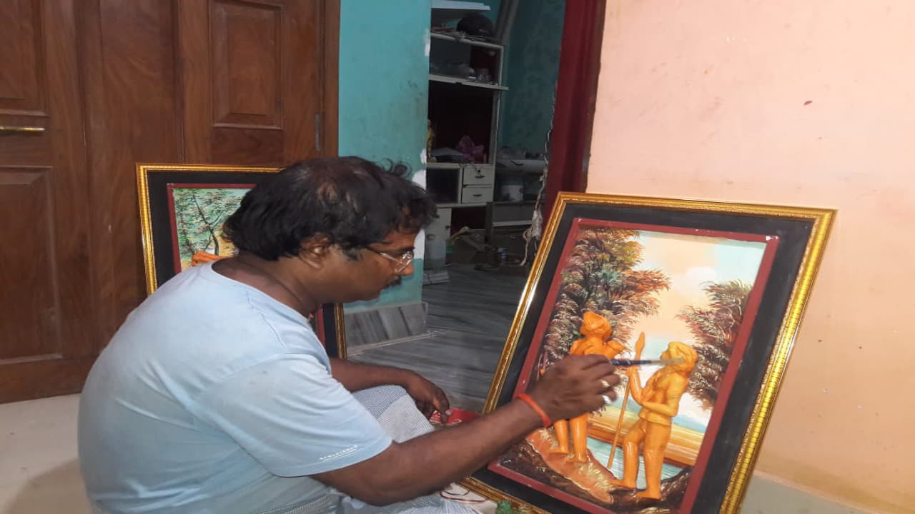 दिल्ली के झारखंड भवन में लगेगी साहिबगंज के श्याम की पेंटिंग, राज्य के विकास व संस्कृति की मिलेगी झलक