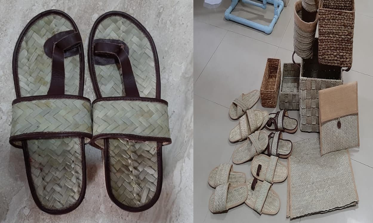 पहाड़िया महिलाएं खजूर के पत्ते से बनाएंगी चप्पल, मिलेगा प्रशिक्षण, एसएचजी के आउटलेट में बिकेगा उत्पाद