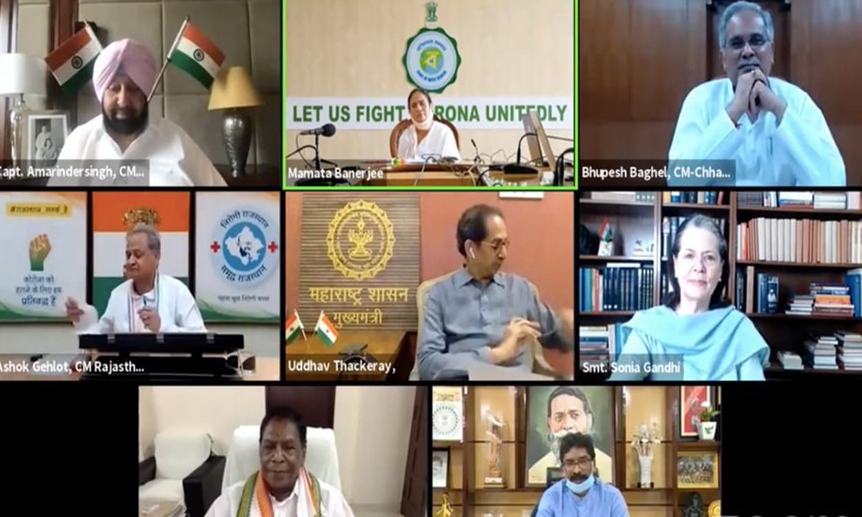 सोनिया- ममता समेत अन्य विपक्षी पार्टियों की वर्चुअल मीटिंग पर भाजपा का हमला, कहा- अस्तित्व बचाने के लिए स्वार्थ का गठबंधन
