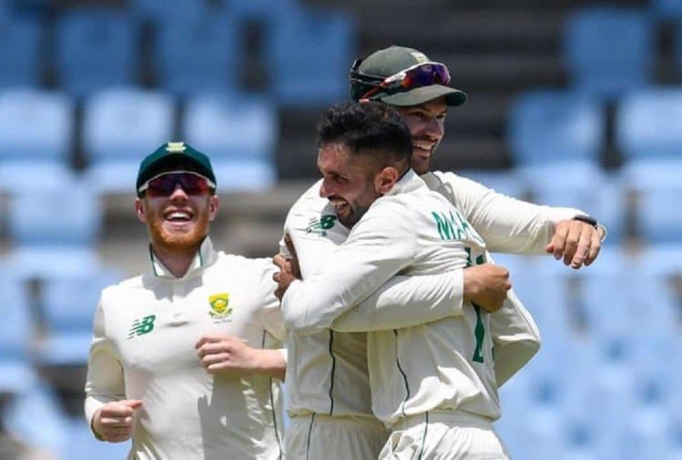 WI vs SA: केशव महाराज ने हैट्रिक लेकर रचा इतिहास, मैदान पर मनाया आनोखे अंदाज में जश्न, देखें वीडियो