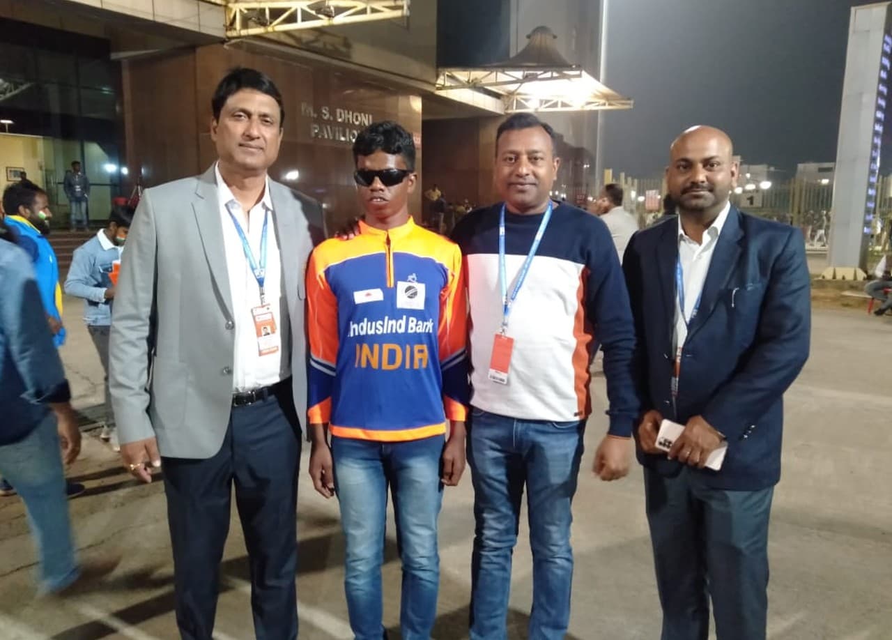 ब्लाइंड क्रिकेट वर्ल्ड कप के हीरो रहे सुजीत मुंडा को जेएससीए ने अतिथि के तौर पर किया आमंत्रित