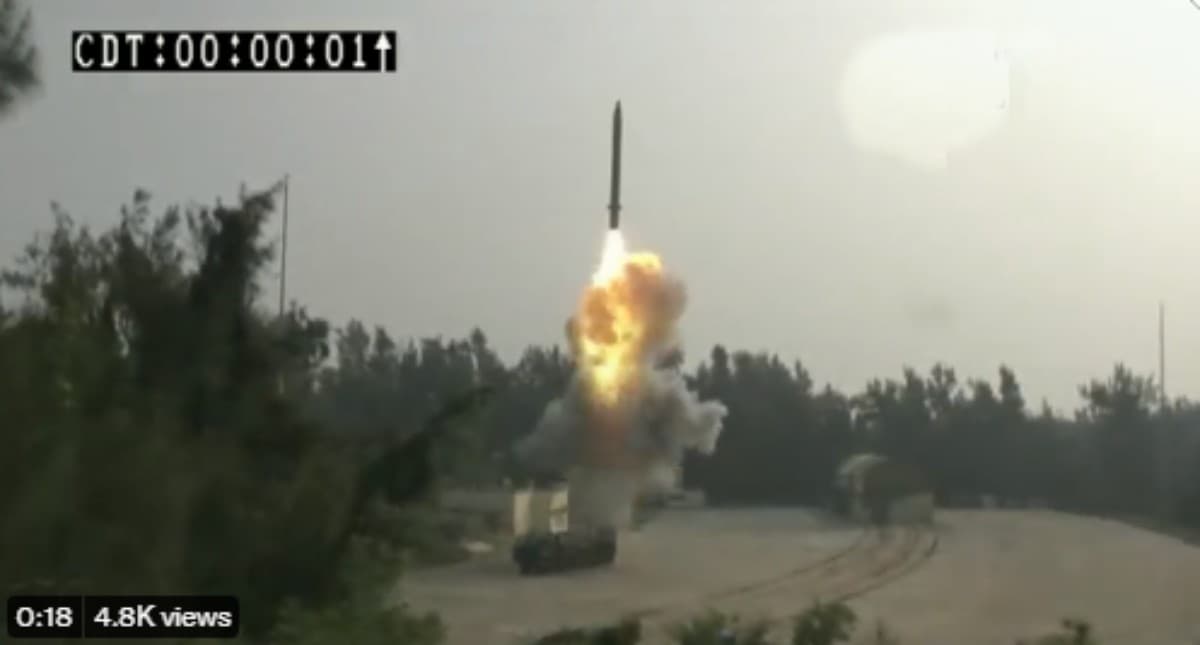 सुपरसोनिक मिसाइल SMART का ओडिशा के बालासोर से किया गया सफल परीक्षण