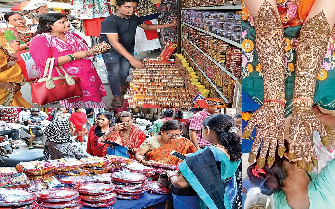 Hartalika Teej 2023: हरितालिका तीज मनाने के लिए रांची की महिलाएं कर रहीं तैयारी, करेंगी विशेष शृंगार