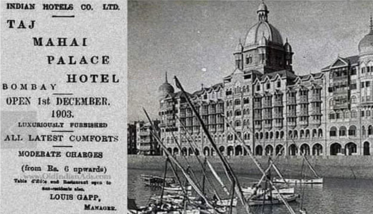 आनंद महिंद्रा ने किया ट्वीट, 'जब 6 रुपये में एक रात के लिए बुक होता था मुंबई के ताज होटल का एक कमरा'