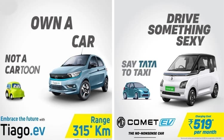 MG Comet को कहा कार्टून, तो Tata Tiago EV को बताया टैक्सी... और भिड़ गए दोनों ऑटोमेकर्स!