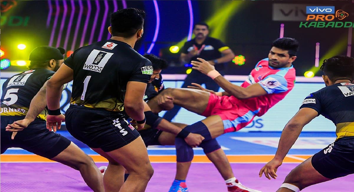Pro Kabaddi League: तेलुगु टाइटंस ने जयपुर पिंक पैंथर्स को 35-34 से हराया, सीजन में पहली जीत