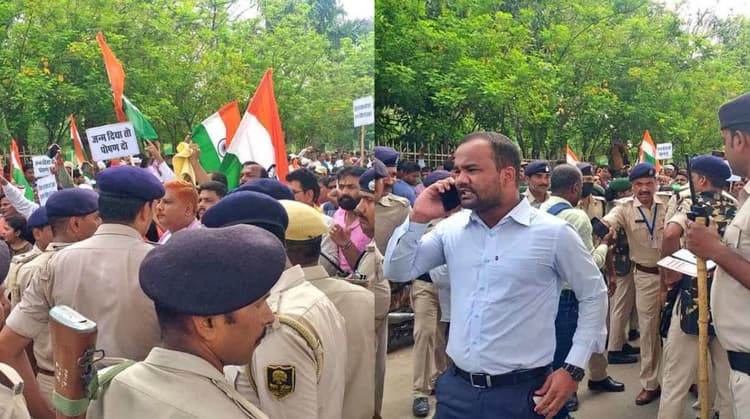 बिहार विधानसभा का घेराव करने पहुंचे किसान सलाहकारों पर पुलिस ने किया लाठीचार्ज, दौड़ा-दौड़ाकर पीटा, 5 गिरफ्तार