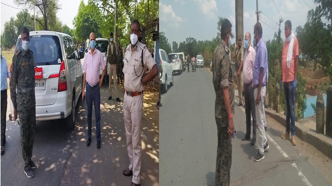 यूपी- छत्तीसगढ़ की सीमा पर गढ़वा में इंटर स्टेट चेकपोस्ट का कमिश्नर व डीआइजी ने किया निरीक्षण, बोले- नियम का उल्लंघन करनेवालों के खिलाफ करे कड़ी कार्रवाई