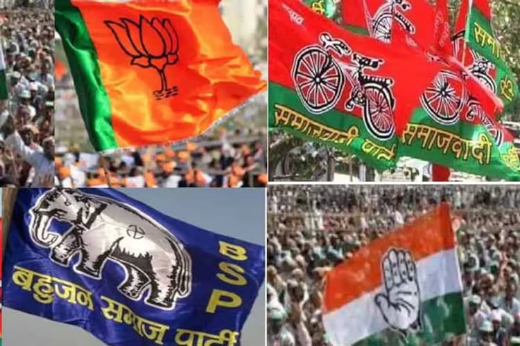 UP Politics: भाजपा-सपा ने दलित सियासत के लिए बदली रणनीति, बसपा के वोट बैंक में सेंध लगाने को कांग्रेस का प्लान