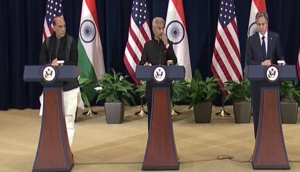 US-India 2+2 वार्ता में भारत की दो टूक, हम जितना 1 महीने में रूस से तेल लेते हैं, उतना यूरोप एक दिन में