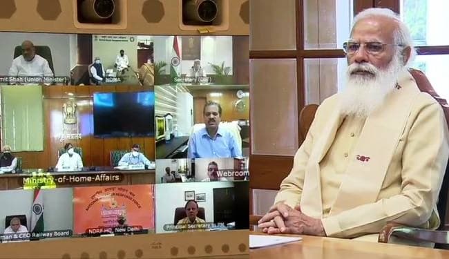 चक्रवात यास को लेकर समीक्षा बैठक में बोले PM मोदी, उच्च जोखिमवाले क्षेत्रों से समय पर निकाले जाएं लोग