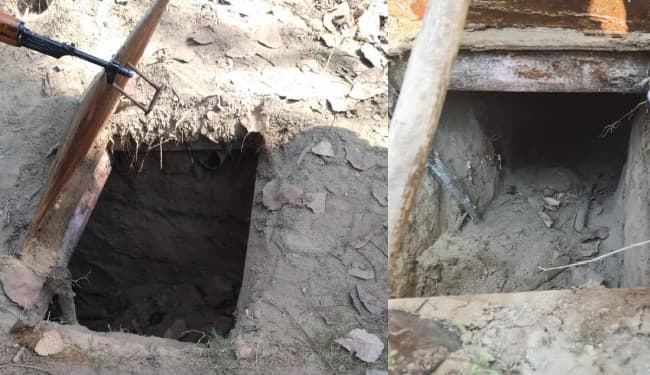लश्कर-ए-तैयबा के भूमिगत ठिकाने का सुरक्षा बलों ने किया भंडाफोड़, भारी मात्रा में हथियार बरामद