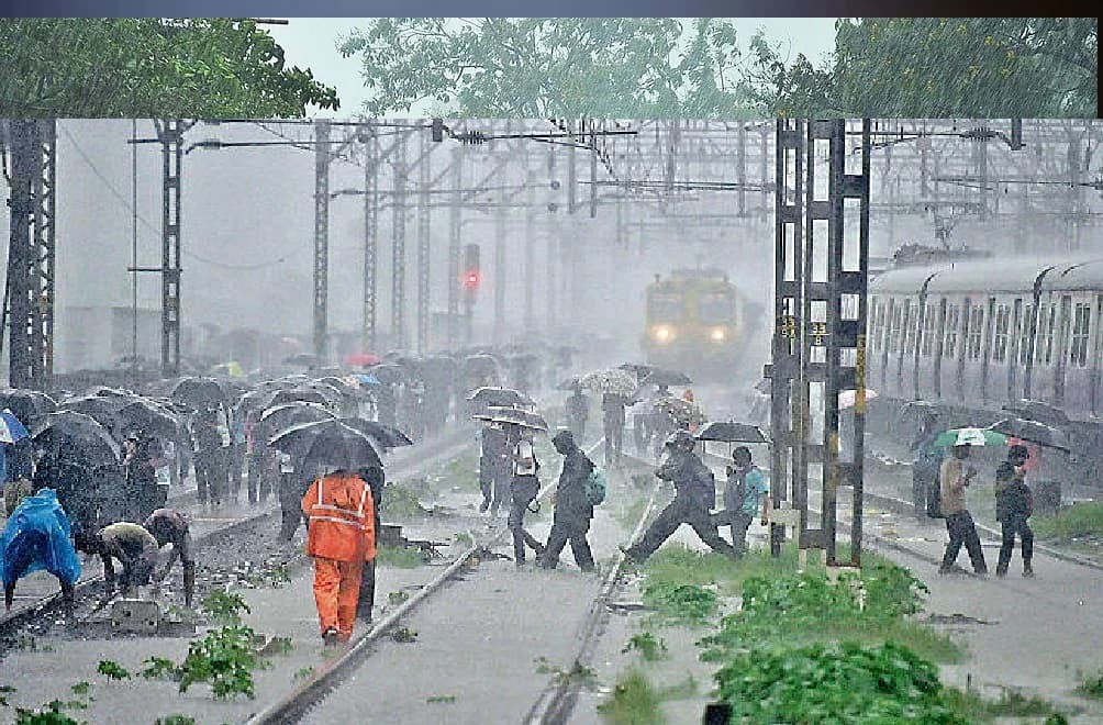 Wather Forcast : मुंबई में भारी बारिश, निचले इलाकों में बाढ़ का खतरा