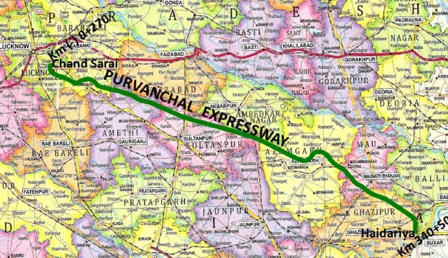 पूर्वांचल एक्‍सप्रेस-वे का 15 अप्रैल तक होगा लोकार्पण... बिहार-यूपी के लोगों को होगा फायदा