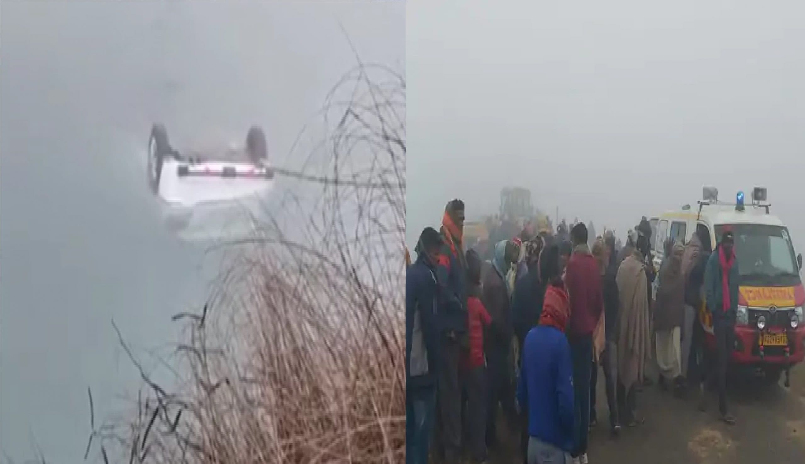 बेतिया में बारातियों से भरी कार बेकाबू होकर नहर में गिरी, दो युवकों की दर्दनाक मौत