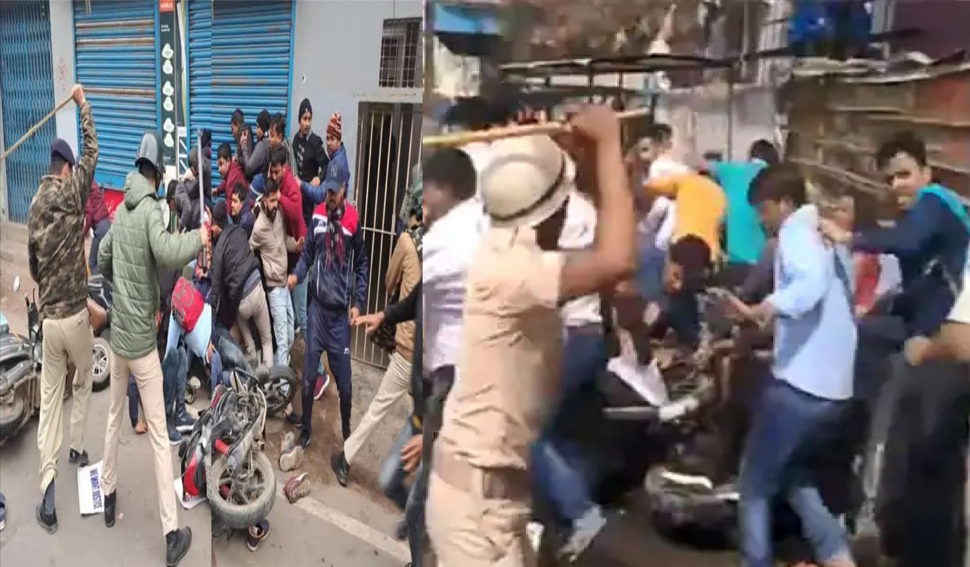 BSSC पेपर लीक मामले को लेकर पटना में छात्रों ने निकाला मार्च, डाकबंगला चौराहे पर पुलिस ने किया लाठी चार्ज