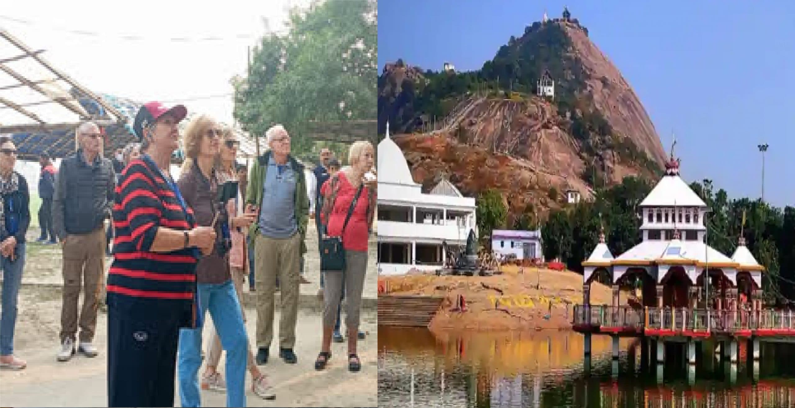 विदेशी सैलानियों को भा रहा भागलपुर, गंगा मार्ग से पहुंचे बटेश्वर स्थान, धरोहर को देख कहा- OMG Marvelous !