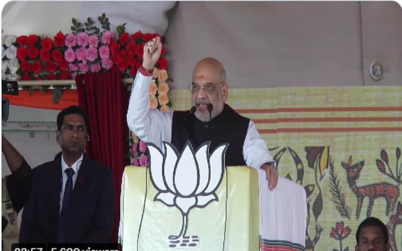 विजय संकल्प रैली: देवघर में अमित शाह ने भरी हुंकार, 2024 में कमल खिलाने की अपील, हेमंत सोरेन सरकार पर ऐसे बरसे