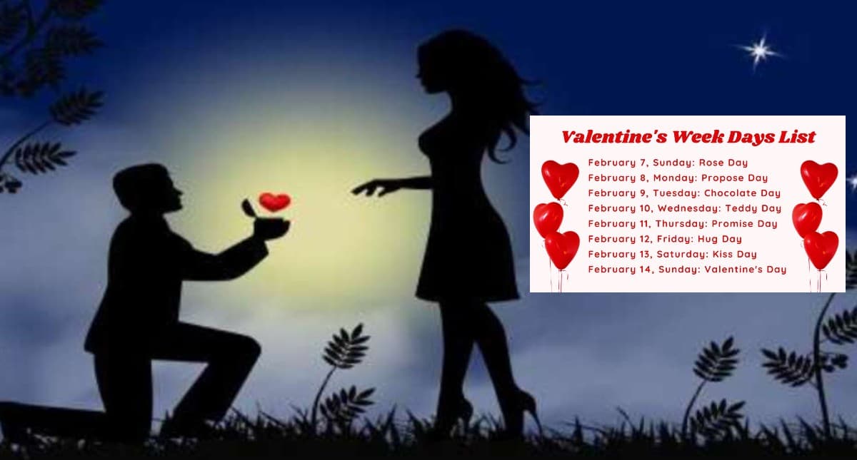 Valentines Week 2022: चल रहा हे वैलेंटाइन वीक, आज Propose Day से Valentine Day तक चेक करें पूरी लिस्ट