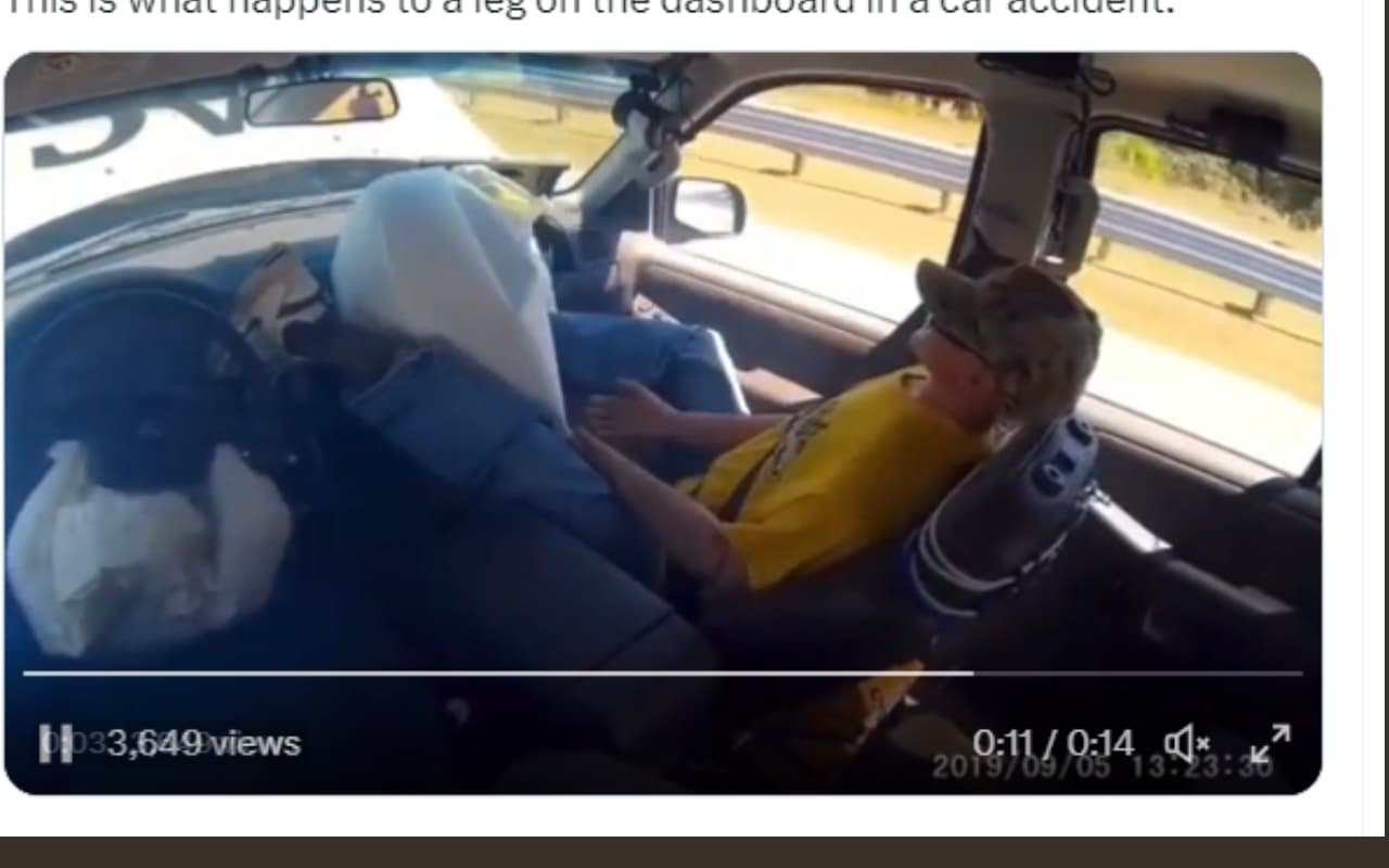 Safe Driving: यह Viral Video बताता है कि कार के डैशबोर्ड पर पैर रखकर क्यों नहीं बैठना चाहिए