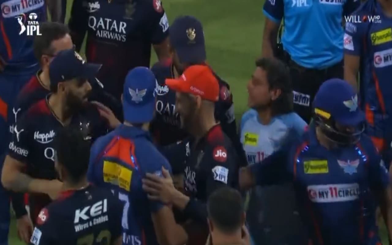 IPL 2023: मैच के बाद मैदान में भिड़े गौतम गंभीर और विराट कोहली, 100% मैच फी का लगा जुर्माना