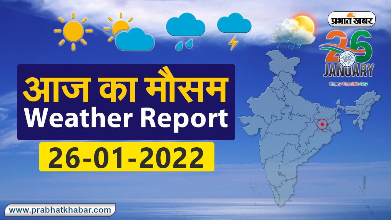 Weather Alert 26 January : आज आपके शहर में कैसा रहेगा मौसम, रहेंगे बादल या खिलेगी धूप