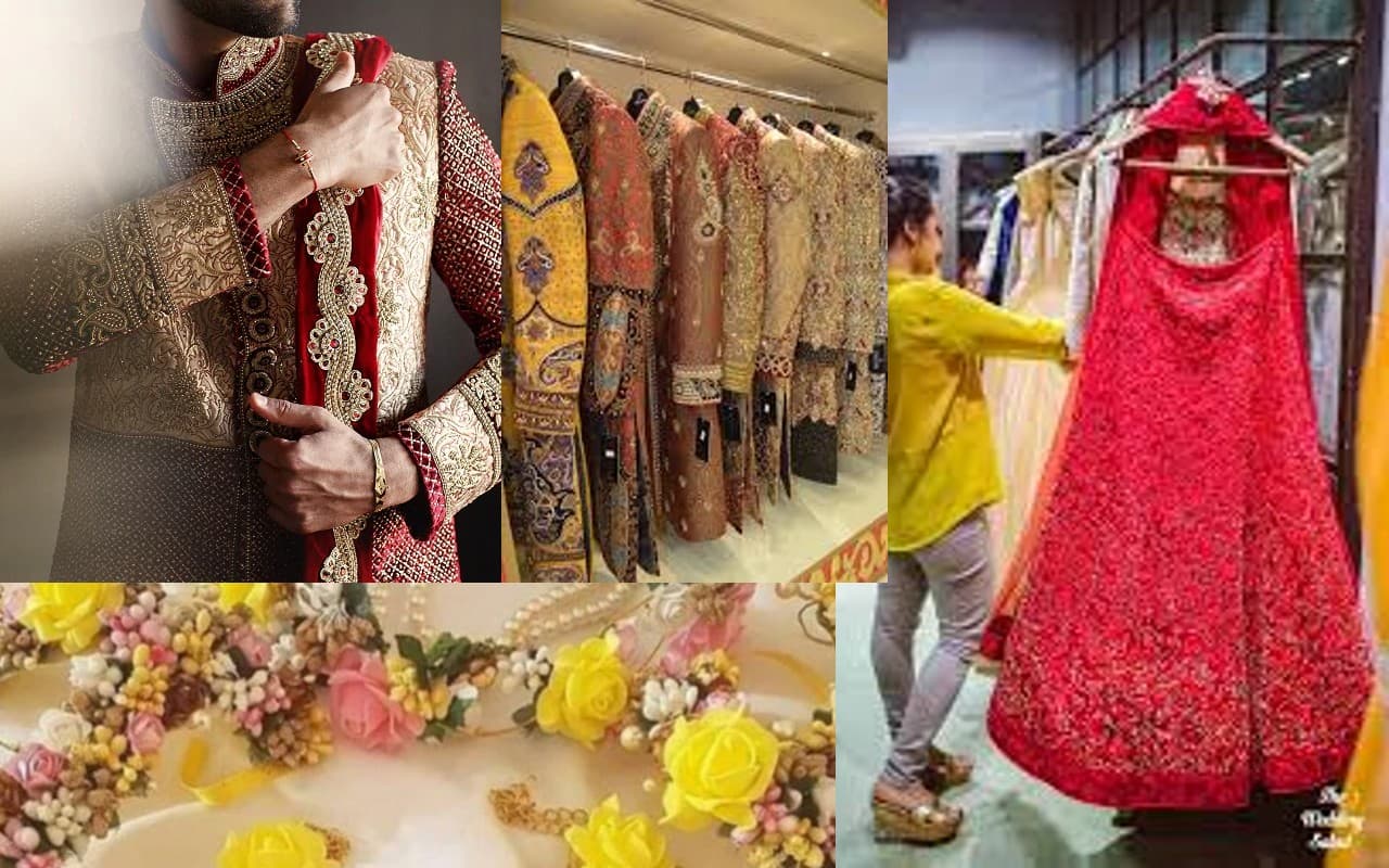 रांची में लगन बाजार की रौनक, ब्राइडल लहंगा 5,000 रुपये से शुरू, दूल्हे के लिए शेरवानी, सूट की पूरी रेंज