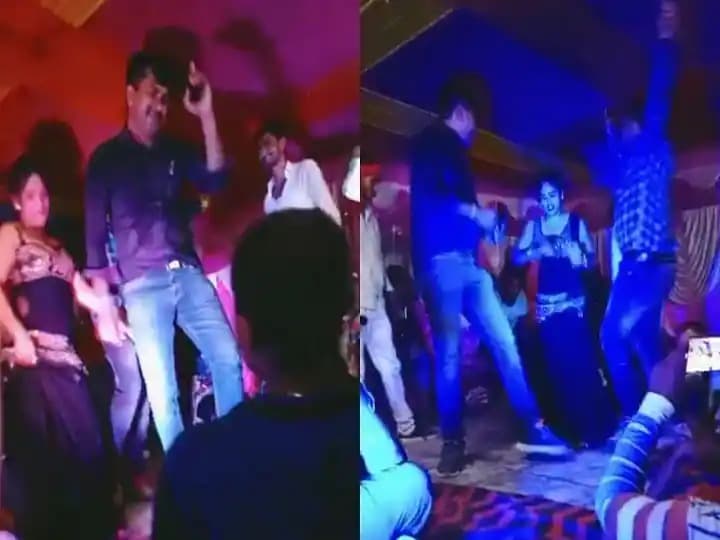 कोरोना गाइडलाइंस को मुखिया ने दिखाया ठेंगा, बार-बालाओं के साथ लगाए ठुमके