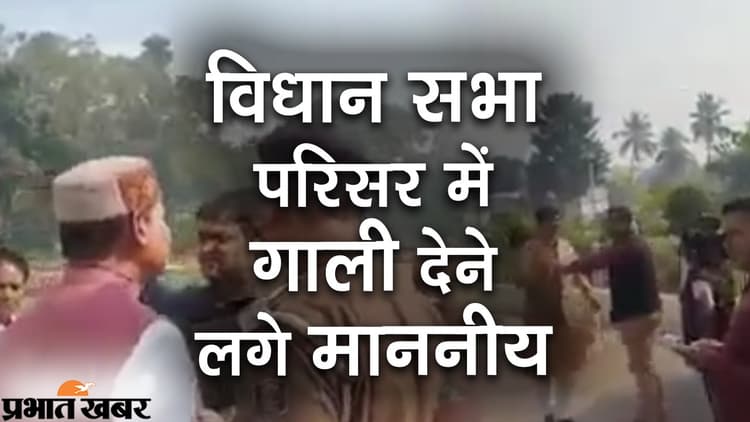 VIDEO: 'मारेंगे...कहीं का, मिलावटी पैदाइश है तुम्हारी...' विधानसभा में राजद विधायक और भाजपा MLA में भिड़ंत
