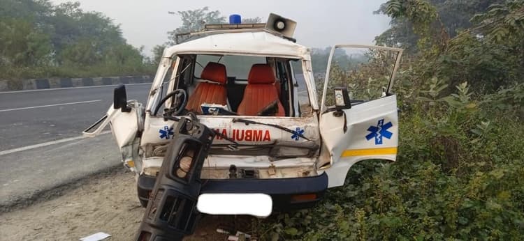 Bihar News: एंबुलेंस ड्राइवर को आई नींद, ट्रक में मारी टक्कर,ससुर का शव लेकर जा रहे दामाद की मौत, ड्राइवर घायल