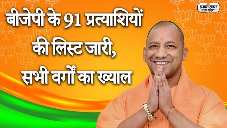 UP Election 2022: BJP ने की 91 प्रत्याशियों के नामों की घोषणा, सभी वर्गों का रखा ख्याल