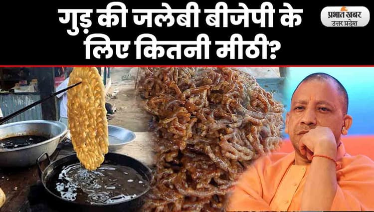 UP Election 2022: गुड़ की जलेबी बेच रहे युवकों ने कहा- वोट प्रत्याशी देखकर नहीं पार्टी को देंगे..