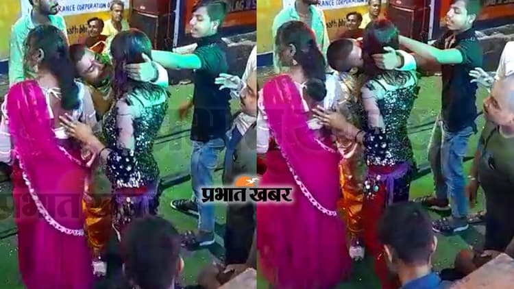 VIDEO: गया में थर्ड जेंडर नर्तकियों के साथ मंदिर के सचिव की अश्लील हरकत, डर्टी डांस का वीडियो वायरल