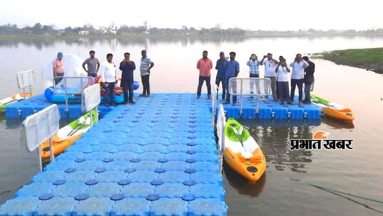 गोवा का मजा अब बिहार में ! वाटर एडवेंचर स्पोर्ट्स में पैरासेलिंग का जानें कहां हुआ सफल ट्रायल