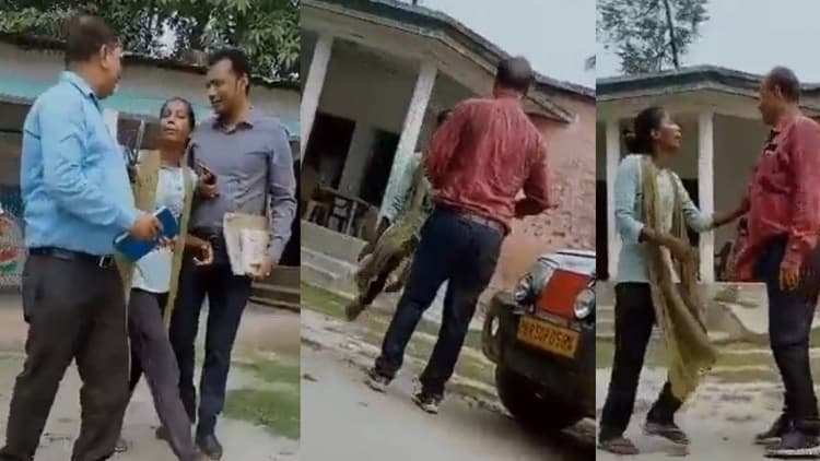 सुपौल में जांच करने पहुंचे पदाधिकारियों के साथ युवती ने की हाथापाई, वायरल हुआ वीडियो