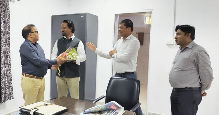 झारखंड राज्य सहकारी बैंक के नए सीईओ से मिला संघ का प्रतिनिधिमंडल