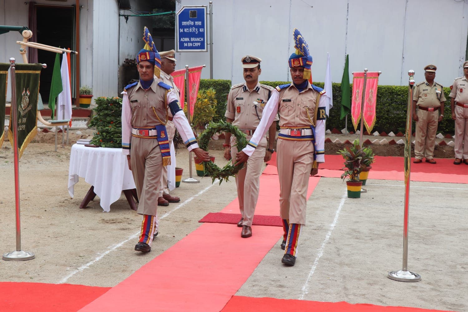 सीआरपीएफ के खूंटी 94 बटालियन में मना स्थापना दिवस, उत्कृष्ट और अति उत्कृष्ट सेवा पदक से सम्मानित हुए जवान