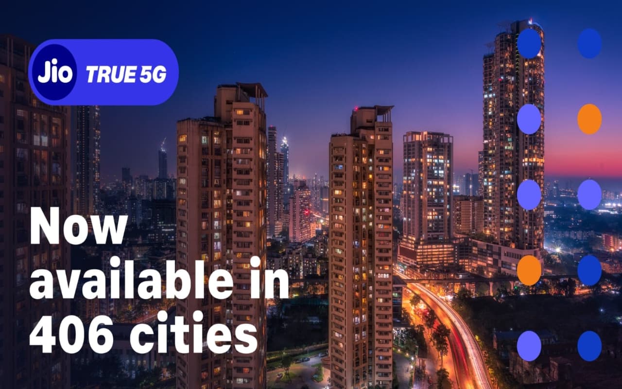 JIO True 5G से 406 शहर हुए कनेक्ट, 41 नये शहरों में हुआ रोलआउट, जानिए सबसे पहले किन्हें मिलेगी यह सर्विस